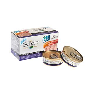 Schesir Nature Atum e Camarão em Geleia lata para gatos
