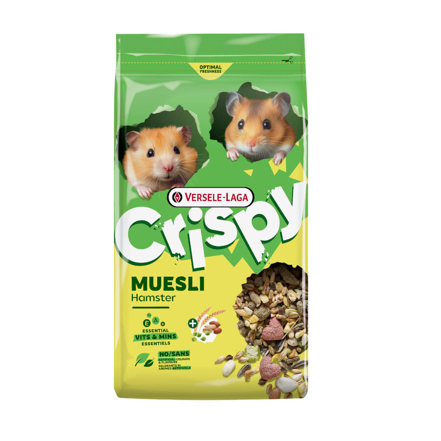 Versele-Laga Crispy Muesli Ra&ccedil;&atilde;o para hamsters, , large Imagem n&uacute;mero 1