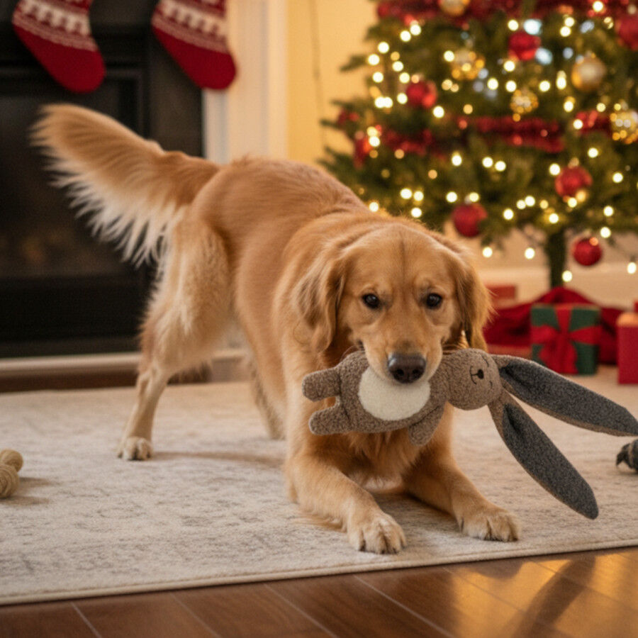 Wonder Christmas Peluche Coelho de Natal para C&atilde;es, , large Imagem n&uacute;mero 3