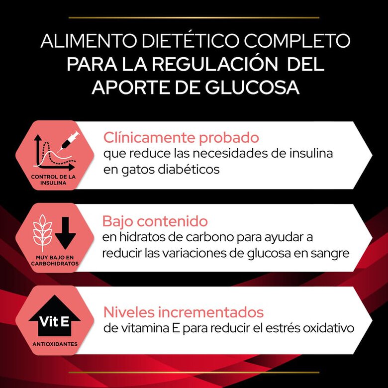 Pro Plan Veterinary Diets Diabetes Management ração para gatos, , large image number null