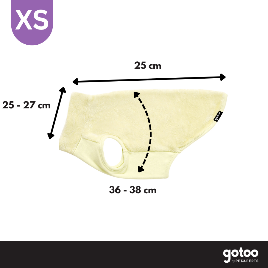 Gotoo Camisola Polar Amarela para c&atilde;es, , large Imagem n&uacute;mero 4