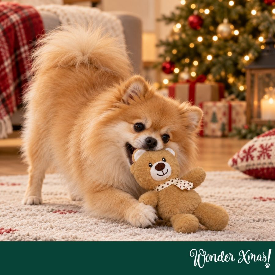 Wonder Christmas Urso Rebu&ccedil;ado Peluche para c&atilde;es, , large Imagem n&uacute;mero 2
