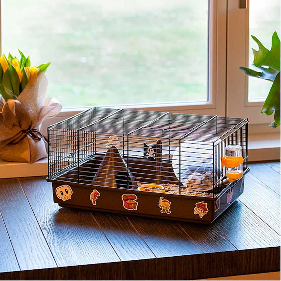 Ferplast Criceti 9 Piratas Preta Jaula para roedores, , large Imagem n&uacute;mero 3