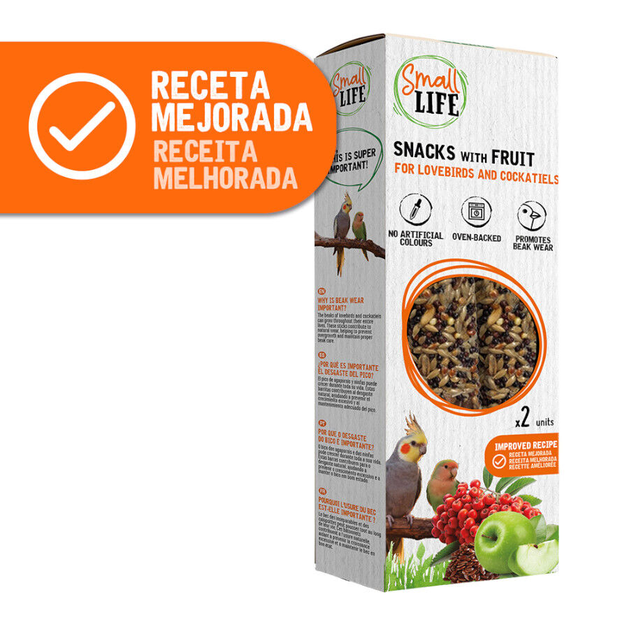 2 barritas Small Life Barritas Snack com Fruta para agapornis e caturras, , large Imagem n&uacute;mero 2