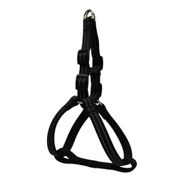 Gotoo Peitoral preto de nylon refletor para cães
