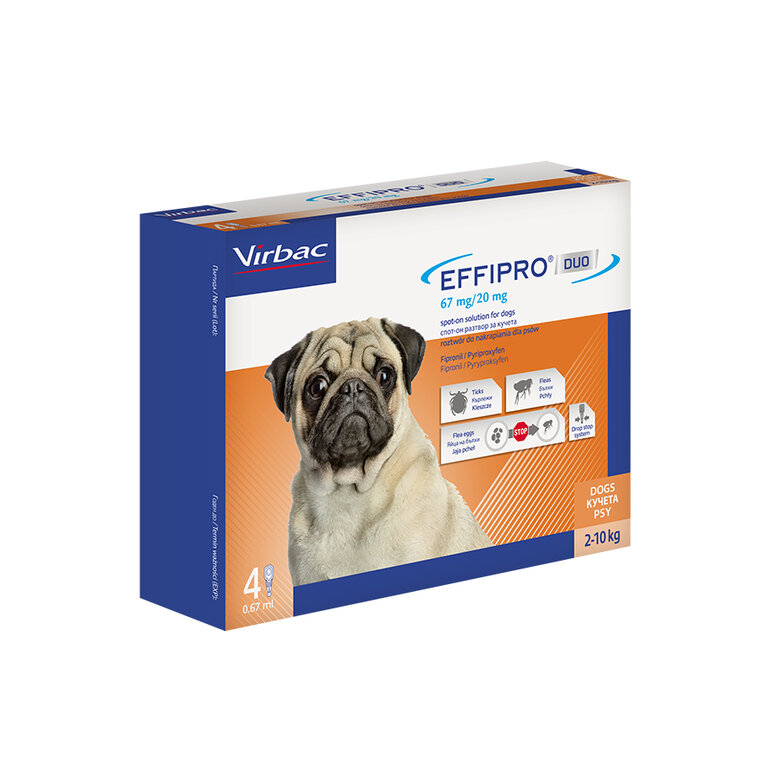 Effipro Duo pipetas antiparásitos para perros image number null