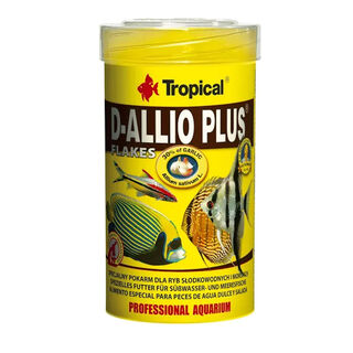 Tropical D-Allio Plus Flakes Alimento em Escamas para peixes 