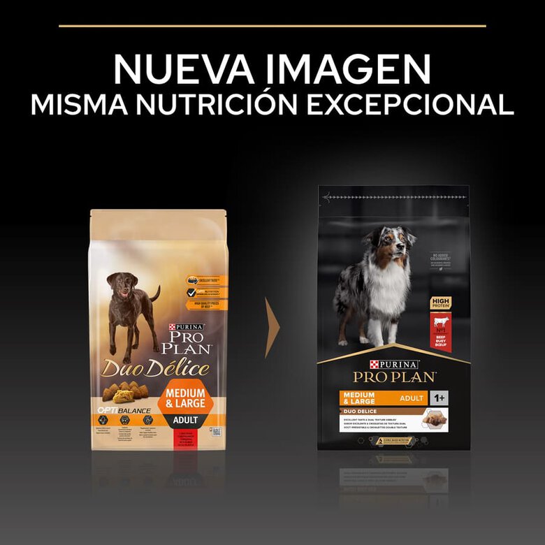 Pro Plan Duo Délice Adult Medium & Large Boi ração para cães | Tiendanimal