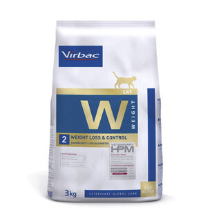 Virbac W2 Weight Loss Control Hpm ração para gatos