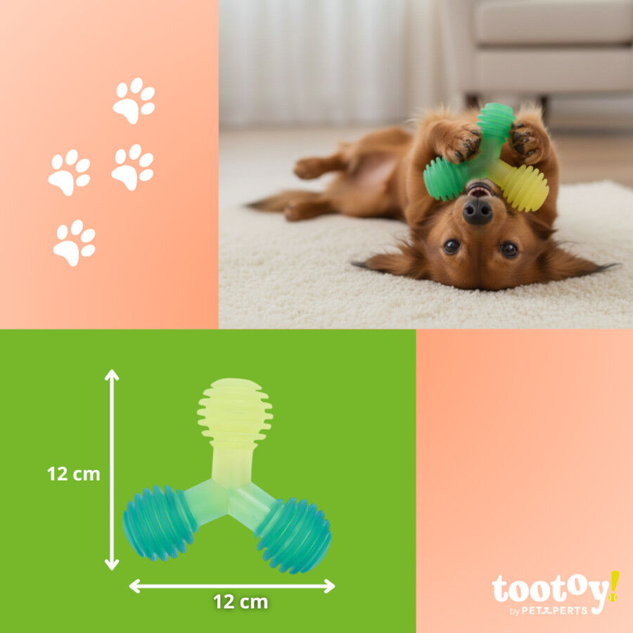 Tootoy! Chew Mordedor bola tripla para c&atilde;es, , large Imagem n&uacute;mero 4