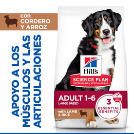 Hill's Science Plan Adult Large Breed Ração de cordeiro e arroz para cães de raças grandes