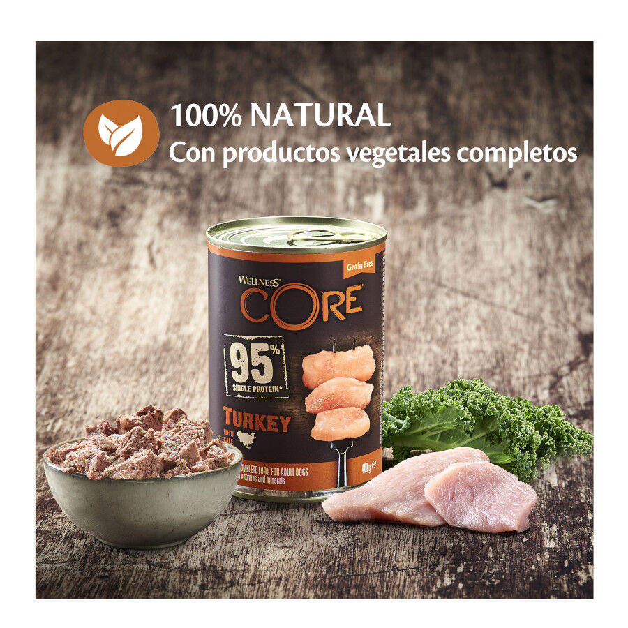 400 g Wellness Core peru com com couve lata para c&atilde;es, , large Imagem n&uacute;mero 2