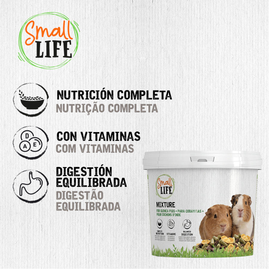 3.3 kg Small Life Mixtura Cubos para Porquinhos da &Iacute;ndia, , large Imagem n&uacute;mero 3