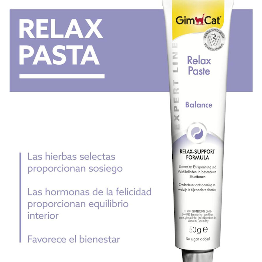 50 g GimCat Relax Pasta Relaxante para gatos, , large Imagem n&uacute;mero 3
