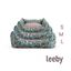 Leeby Alcofa com Capa Amovível Turquesa com Flores para cães, , large Indicador imagem número 4