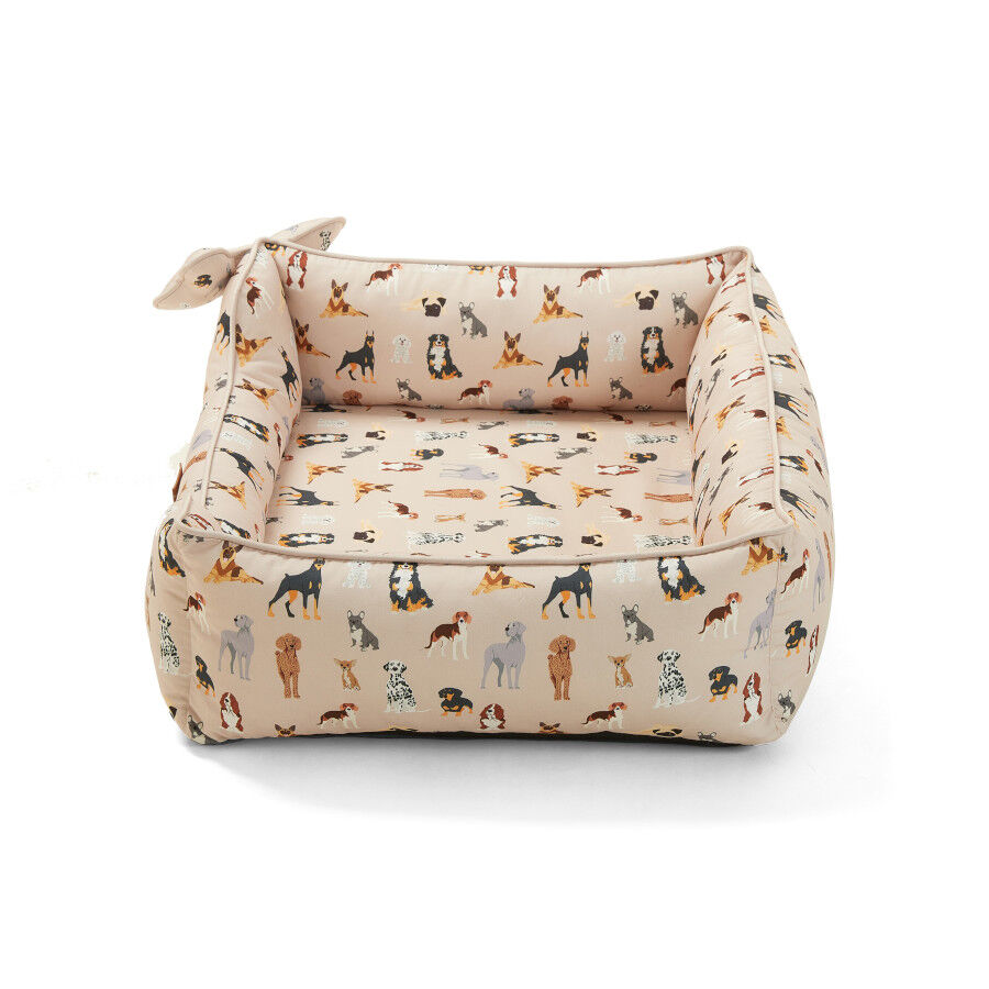 Leeby Cama estampada ortop&eacute;dica para c&atilde;es, , large Imagem n&uacute;mero 3