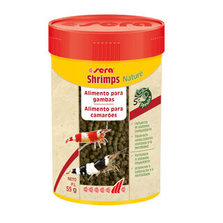 Sera Shrimps Nature Alimento para camarões