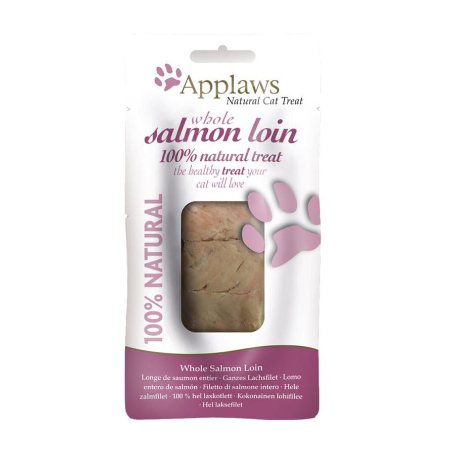 30 g Applaws Lombo de Salm&atilde;o Natural para gatos, , large Imagem n&uacute;mero 3