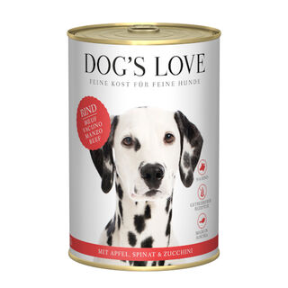 Dog's Love Adulto Carne de Vaca em lata para cães