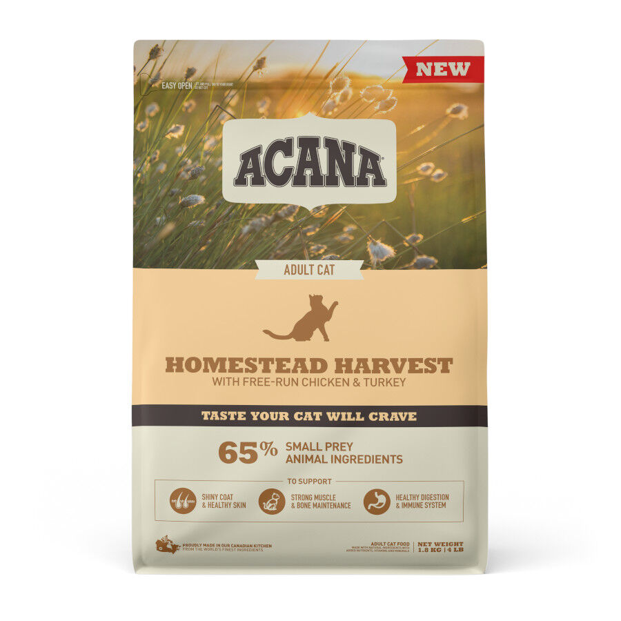 4.5 kg Acana Homestead Harvest ra&ccedil;&atilde;o para gatos, , large Imagem n&uacute;mero 2