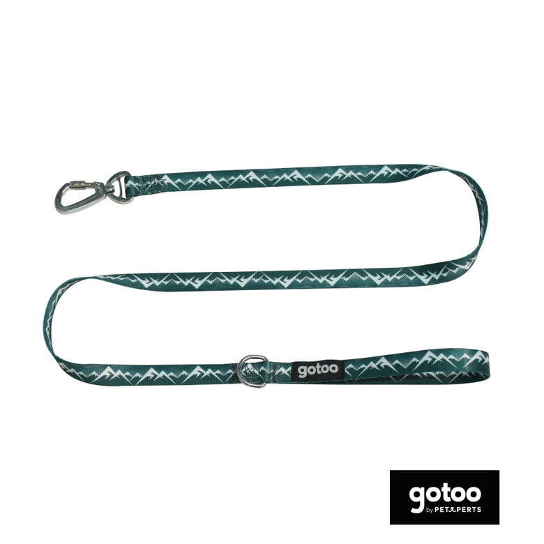 Gotoo trela com mosquetão de segurança verde para cães,  Imagem número 2 Gotoo trela com mosquetão de segurança verde para cães, , large Imagem número 2