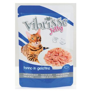 Vibrisse Jelly Atum em galeia saqueta para gatos
