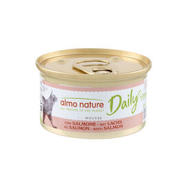 Almo Nature Daily Mousse de Salmão lata para gatos