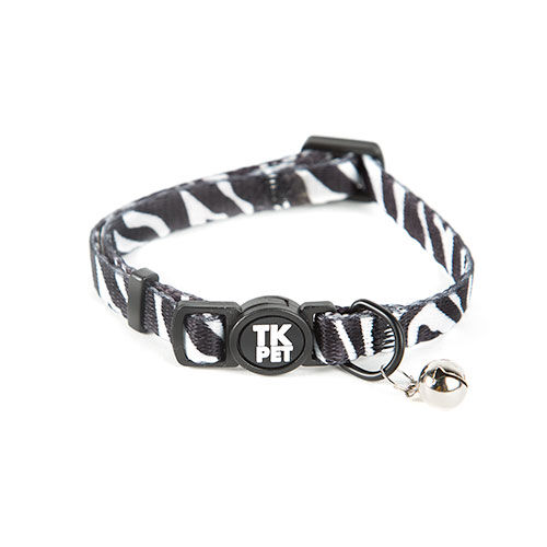 TK-Pet Safari collar para gatos con cascabel cebra Imagem n&uacute;mero 1