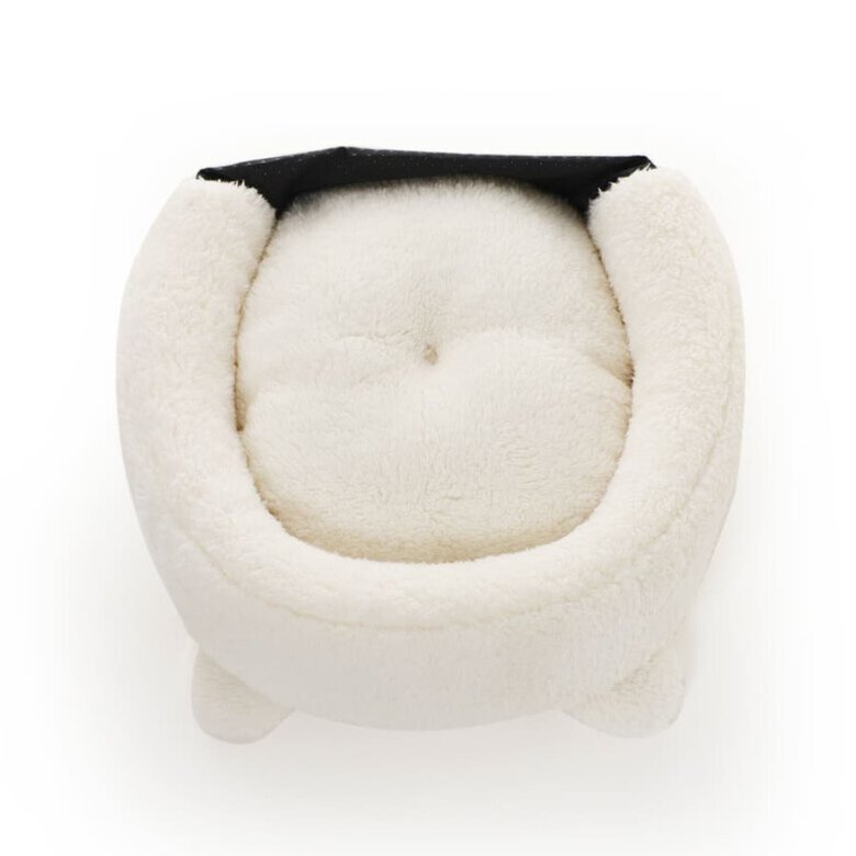 Leeby Igloo amovível em pele de carneiro branca para gatinhos,  Imagem número 3 Leeby Igloo amovível em pele de carneiro branca para gatinhos, , large Imagem número 3