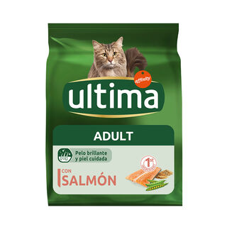 Ultima Adult Salmão ração para gatos