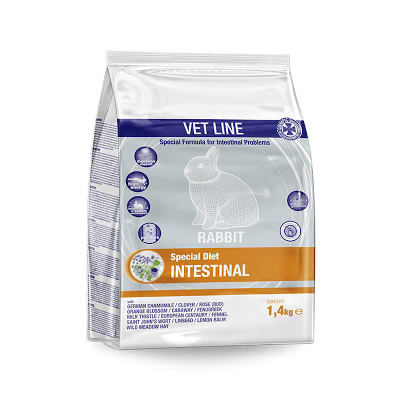 Cunipic Vet Line Intestinal Feno de prado para coelhos,  Imagem número 1 Cunipic Vet Line Intestinal Feno de prado para coelhos, , large Imagem número 1