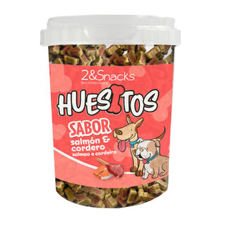 2&Snacks Ossinhos Duo Salmão e Cordeiro para cães