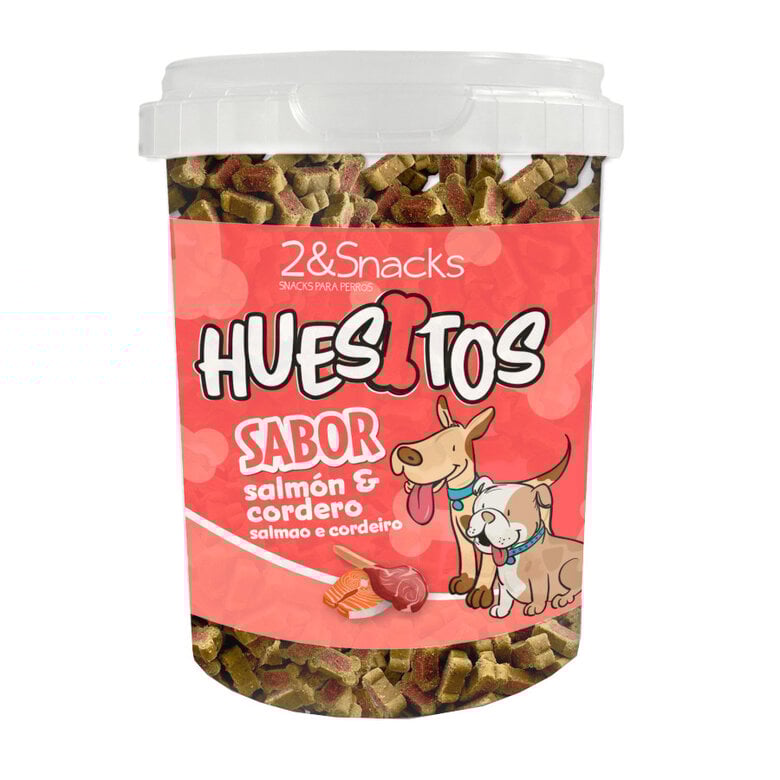 300 g 2eSnacks Ossinhos Duo Salmão e Cordeiro para cães,  Imagem número 1 300 g 2eSnacks Ossinhos Duo Salmão e Cordeiro para cães, , large Imagem número 1