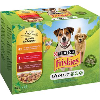 Friskies Frango e Cordeiro comida húmida para cães