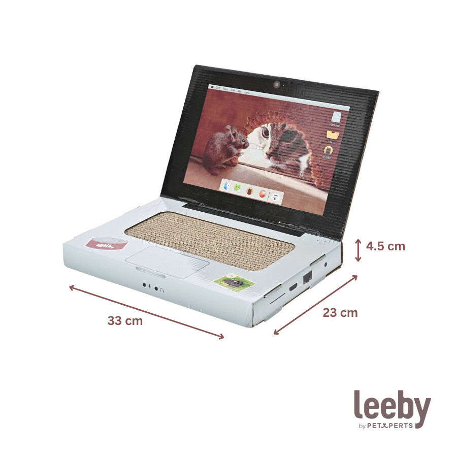 Leeby Lola arranhador de cart&atilde;o em forma de port&aacute;til para gatos, , large Imagem n&uacute;mero 6