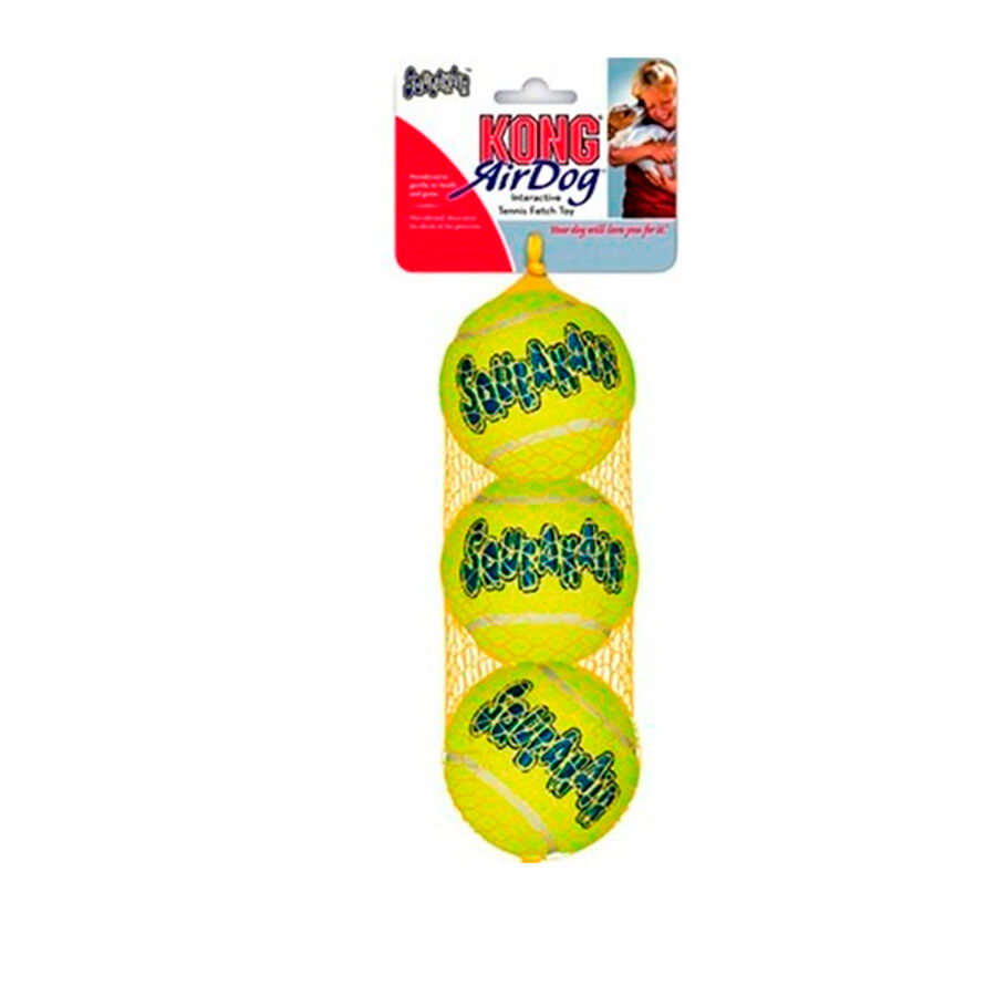 Kong Air Squeakers bolas de t&ecirc;nis para c&atilde;es, , large Imagem n&uacute;mero 2