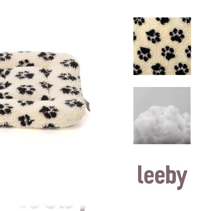 Leeby Colch&atilde;o macio com estampado de patas para c&atilde;es, , large Imagem n&uacute;mero 4