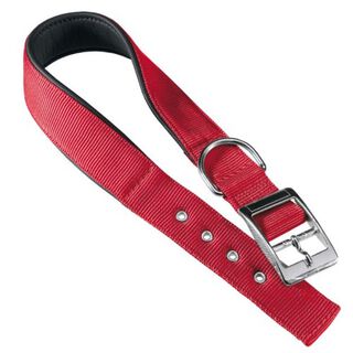 Ferplast Daytona colar acolchoado para cães vermelho