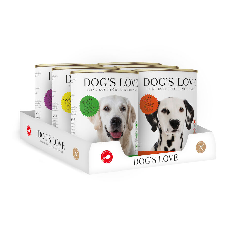 6 latas x 400 g Dog's Love Adulto lata para c&atilde;es, , large Imagem n&uacute;mero 2