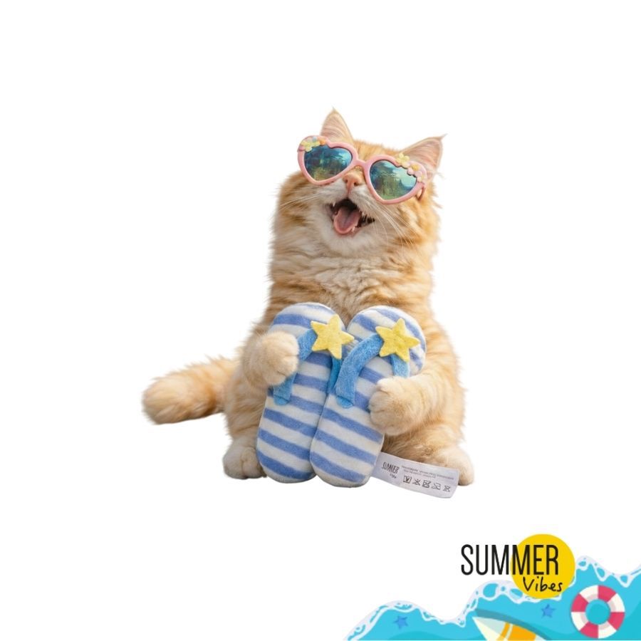 Summer Vibes Cat Flipflops x2 Brinquedos para gatos, , large Imagem n&uacute;mero 7