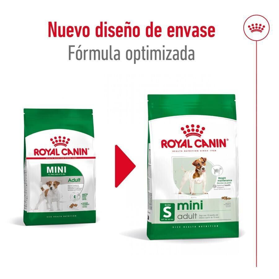 2 x 9 kg ( 8 + 1 kg &iexcl;gr&aacute;tis!) Royal Canin Mini Adult ra&ccedil;&atilde;o para c&atilde;es Pack poupan&ccedil;a!, , large Imagem n&uacute;mero 3
