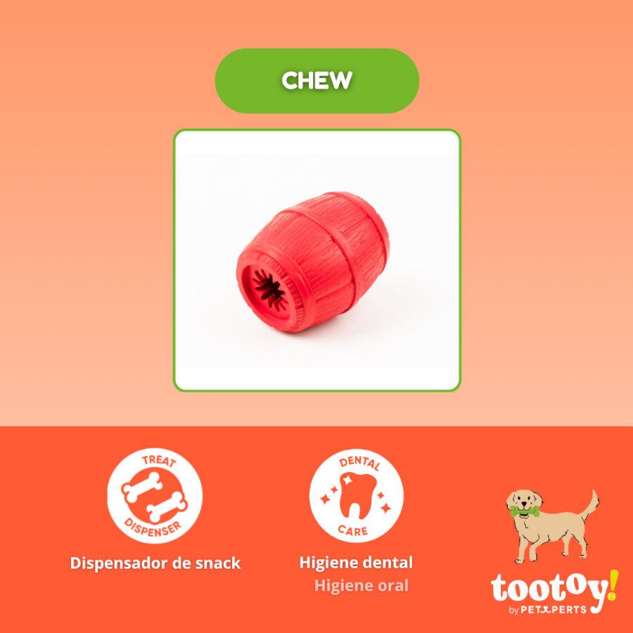 Tootoy! Chew Brinquedo interativo dispensador de snacks para c&atilde;es, , large Imagem n&uacute;mero 3