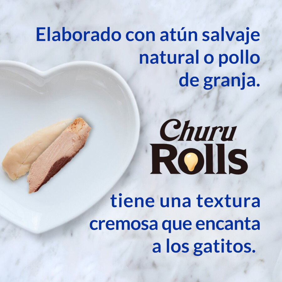 4 saquetas x 10 g Churu Sticks Rolls de Frango para gatos, , large Imagem n&uacute;mero 5