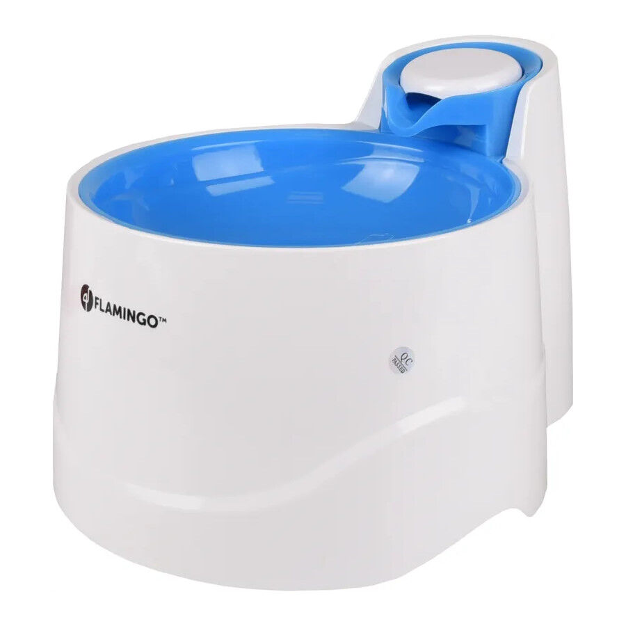 Flamingo Bellagio fuente para perros y gatos azul Imagem n&uacute;mero 1