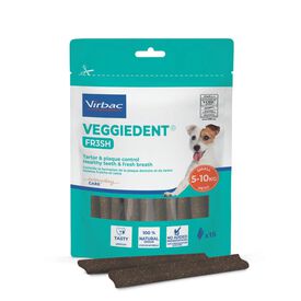 Virbac Snacks Dent&aacute;rios Veggiedent Fresh para c&atilde;es de ra&ccedil;a pequena