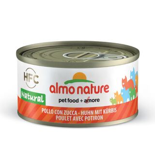 Almo Nature HFC Natural frango e abóbora comida húmida para gatos