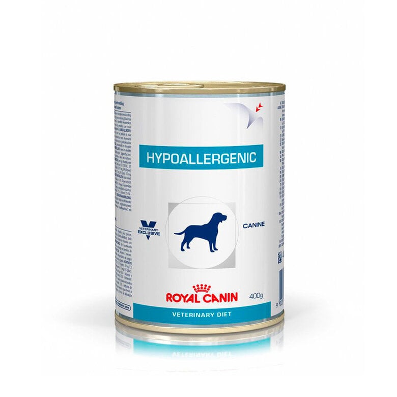 400 g Royal Canin Veterinary Diet Hypoallergenic lata para cães,  Imagem número 2 400 g Royal Canin Veterinary Diet Hypoallergenic lata para cães, , large Imagem número 2