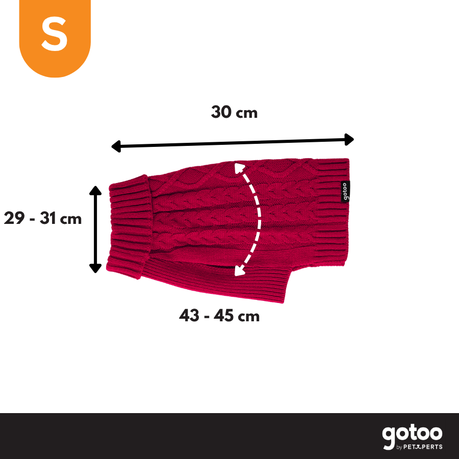 Gotoo Camisola de Malha Vermelha para c&atilde;es, , large Imagem n&uacute;mero 4