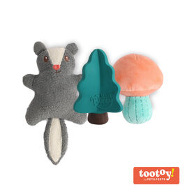 Tootoy! Puppy Woodland Conjunto de brinquedos para cachorros