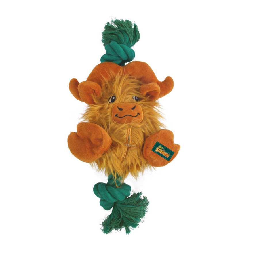 All For Paws Safari Big Foot B&uacute;falo com corda Brinquedo para c&atilde;es, , large Imagem n&uacute;mero 2